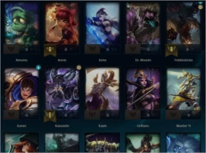 Conta platina 4 65%wr sem email verificado - League of Legends LOL