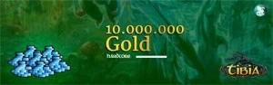 10.000.000 Gold - TIBIA - Hardcore PvP