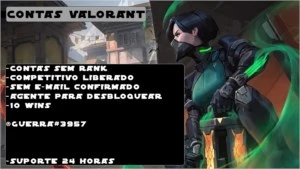 Conta Valorant - 1 Campeão p/ Desbloquear - Liberado Rank