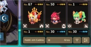 Conta Guardian Tales FP 5 estrelas full lb e despertar - Outros