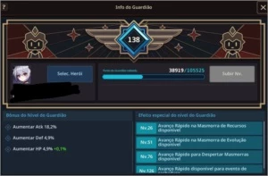 Conta Guardian Tales FP 5 estrelas full lb e despertar - Outros