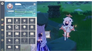 Genshim impact, Keqinq + Klee + Qiqi + Albedo - Genshin Impact