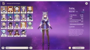 Genshim impact, Keqinq + Klee + Qiqi + Albedo - Genshin Impact