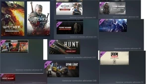 Conta da Steam com 64 jogos (ELDEN RING, DEVIL MAY CRY 5 ...