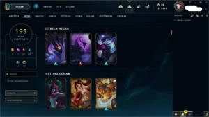 Conta Smurf com +195 Skins - League of Legends LOL