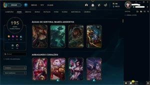 Conta Smurf com +195 Skins - League of Legends LOL