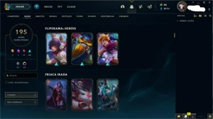 Conta Smurf com +195 Skins - League of Legends LOL