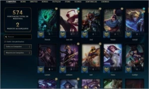 Conta com skins e diversos - League of Legends LOL