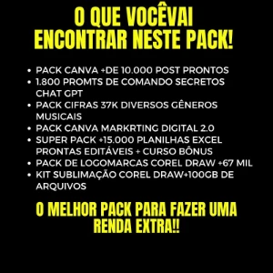 Super Pack +900 Mil Arquivos Editáveis, Atualização Mensal - Outros