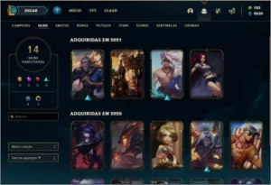 CONTA D1 LOL - League of Legends