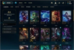 CONTA D1 LOL - League of Legends