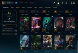CONTA D1 LOL - League of Legends