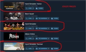 steam barato(com cs go prime (PAGO) , fall guys,e mais jogos