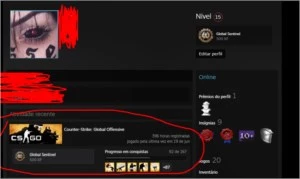 steam barato(com cs go prime (PAGO) , fall guys,e mais jogos