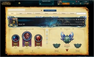 Conta Diamante V com Jarvan IV Vitorioso - League of Legends LOL