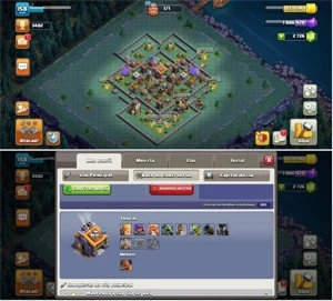 CV12 SEMI FULL TH12 BEM UPADO 7 SKINS 3K GEMAS BARATO - Clash of Clans