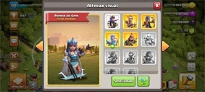 CV12 SEMI FULL TH12 BEM UPADO 7 SKINS 3K GEMAS BARATO - Clash of Clans