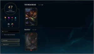 conta lol lv 314 132 campeões 47 skins - League of Legends