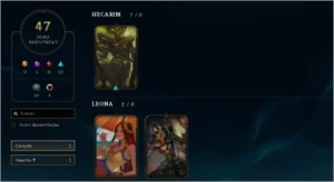 conta lol lv 314 132 campeões 47 skins - League of Legends