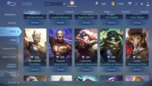 Vendo Conta Mobile Legends (89 Heróis E 183 Skins)