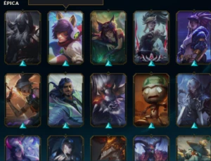 Conta Esmeralda/ + de 400 skins / lvl 1028 - League of Legends LOL