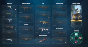 Conta VALORANT com muitas skins - LVL 272 - FACA 5 YEARS