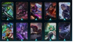 CONTA LOL FULL SKINS - League of Legends