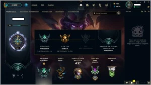 Conta LoL Plat. IV - League of Legends