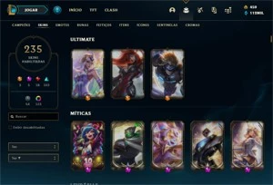 Conta League Of Legends nv 845 Platina 1 LOL