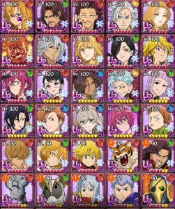 Conta 7DS 6,7K CC BOX muitos personagens 1400 DIAMANTES - Seven Deadly Sins
