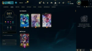 Conta Lol 207 skins all champs lvl 502 - League of Legends