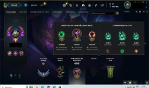 Conta Lol 207 skins all champs lvl 502 - League of Legends