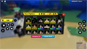 Conta roblox Anime fighters simulator, Grand piece etc