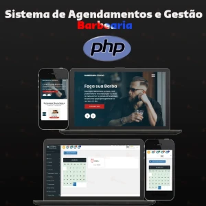 Script Agendamento E Gestão Para Barbearias Php + Fidelidade - Sites, Lojas e Sistemas Prontos Sites e Scripts