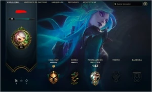 CONTA SMURF GOLD 4 MAIN RIVEN E KAT - League of Legends LOL