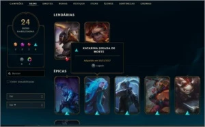 CONTA SMURF GOLD 4 MAIN RIVEN E KAT - League of Legends LOL