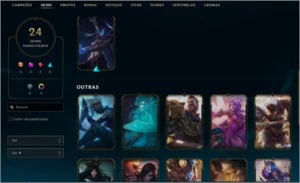 CONTA SMURF GOLD 4 MAIN RIVEN E KAT - League of Legends LOL
