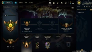 Conta gold 4 - League of Legends LOL