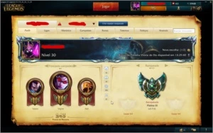 Conta Platina 3, 125 Skins, 13 Páginas (Borda de Diamond) - League of Legends LOL