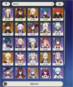 Vendo conta ar56, Personagens muito bem buidados - Genshin Impact