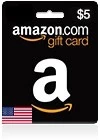 5 USD Amazon Gift Card (US) - Gift Cards