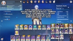 Conta Genshin Ayato + Keking AR 21 - Genshin Impact