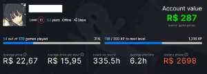 Conta Steam /Nível 11 /5 Anos/100+ Jogos/Sem VAC/Trade Ban
