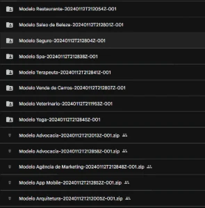 Pack com 74 Sites Profissionais Prontos - Outros