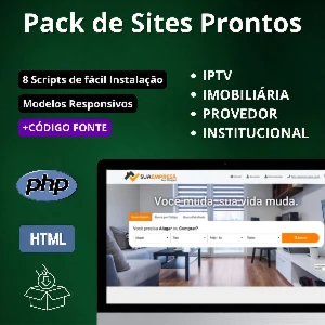 Pack com 74 Sites Profissionais Prontos - Outros