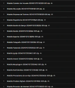 Pack com 74 Sites Profissionais Prontos - Outros