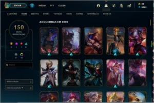 Vendo conta lol , level 375, dono original, 150 skin - League of Legends
