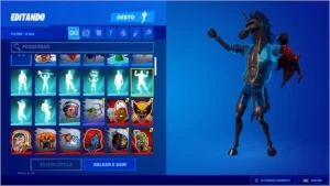 CONTA FORTNITE 45 SKINS,PASSES MIDAS,MARVEL E OUTROS LVL 161