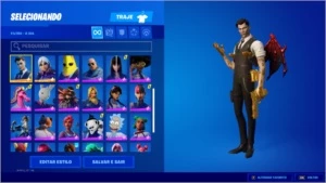 CONTA FORTNITE 45 SKINS,PASSES MIDAS,MARVEL E OUTROS LVL 161