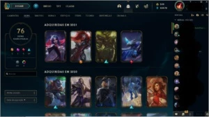 CONTA TOP LEAGUE OF LEGENDS LOL